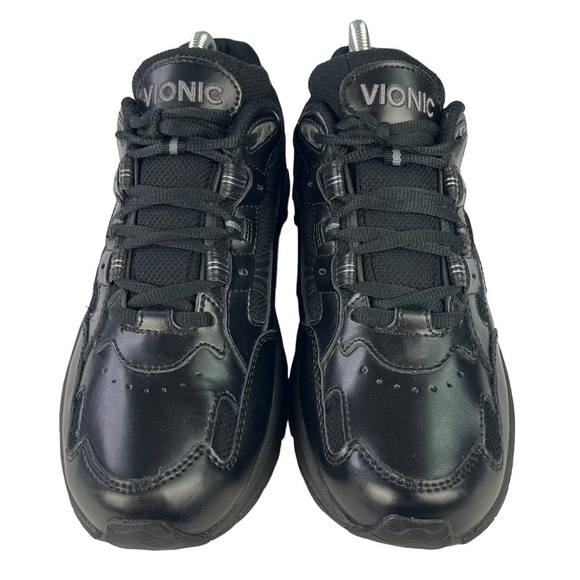Vionic Walker Classic Black Sneaker Womens Size 8.5 - Picture 5 of 11